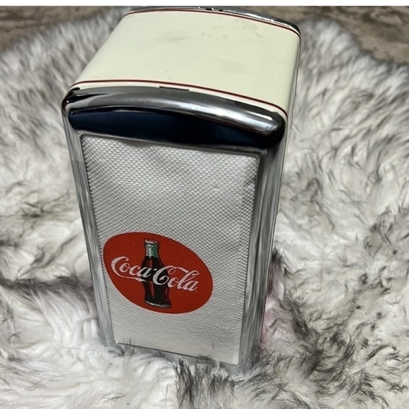 Coca-Cola  Metal Napkin Holder Dispenser. - Picture 3 of 6